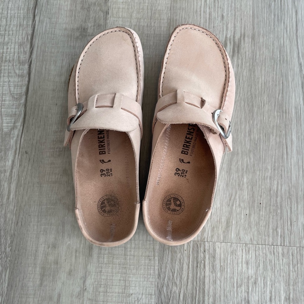 Birkenstock Buckley Pink Suede Size 8.5/39
